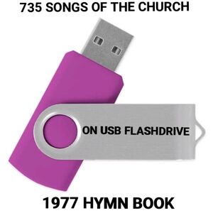 Songs Of The Church Hymn Book With 735 Songs Included -USB